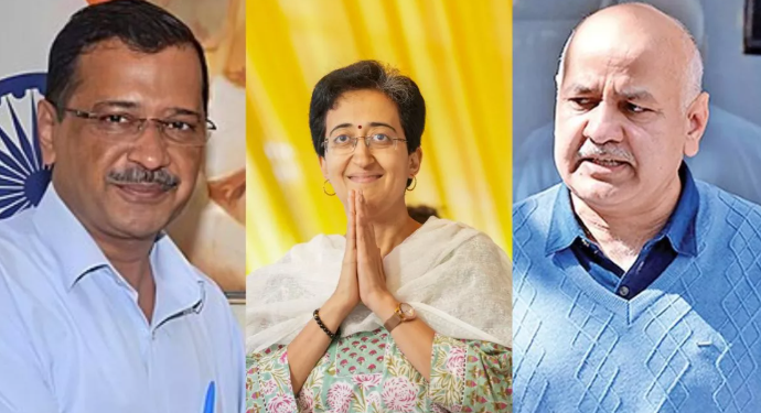 ‘आप’ला मोठा धक्का; अरविंद केजरीवाल, मनीष सिसोदिया यांचा पराभव